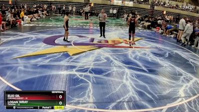 107 lbs Semis & 1st Wrestleback (8 Team) - Elio Gil, Chicago Marist vs Logan Wray, Tahoma