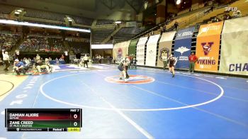 138 Class 1 lbs Champ. Round 1 - Damian Alkire, Butler vs Zane Creed, St. Pius X (Festus)