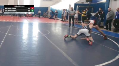 132 lbs Cons. Round 1 - Coleton Klipa, Norwin vs Michael Lamb, Haddonfield High Schol