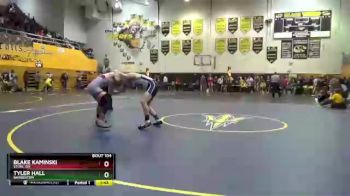 157 lbs Round 2 - Tyler Hall, Barberton vs Blake Kaminski, Stow, OH