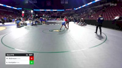 189 lbs Consi Of 8 #1 - Madison Robinson, Sanger vs Alia Vunipola, Menlo-Atherton