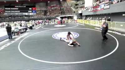 120 lbs Cons. Round 3 - Frank Ramirez, Brawley Wrestling Academy vs Calan Childress, Central Coast Most Wanted Wrestling Club