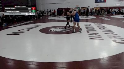174 lbs Cons. Round 4 - Shane Reitsma, Johnson & Wales vs Brody Duke, Concordia Moorhead