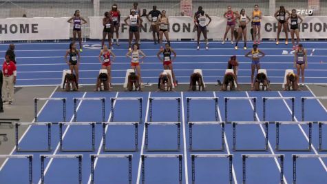 Girls' 55m Hurdles Prelims Heat 1