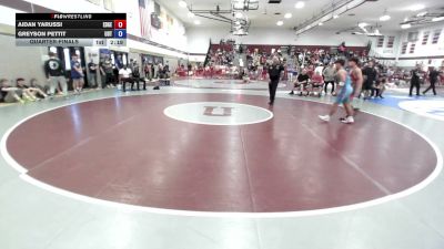 138 lbs Quarterfinal - Aidan Yarussi, Edge Wrestling vs Greyson Pettit, UDT