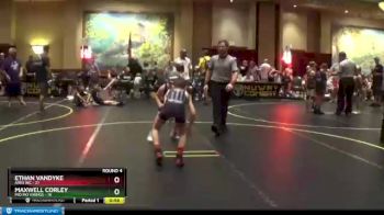 75 lbs Round 4 (6 Team) - Maxwell Corley, Mid MO Vikings vs Ethan VanDyke, Ares WC