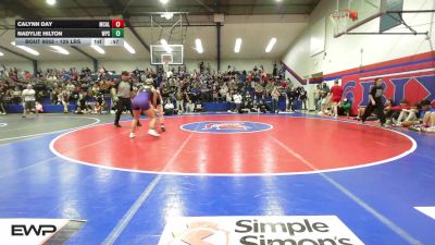 126 lbs Consi Of 8 #1 - Calynn Day, Mcalester HS vs Nadylie Hilton, Wilburton Schools
