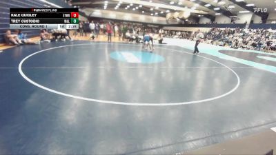 133 lbs Cons. Round 1 - Trey Custodio, Washington And Lee vs Kale Quigley, Elizabethtown