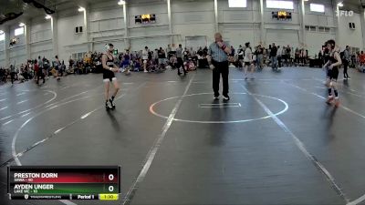 84 lbs Round 5 (10 Team) - Preston Dorn, SHWA vs Ayden Unger, Lake WC