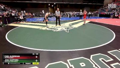 6A - 138 lbs Champ. Round 1 - Cael Alderman, Olathe North vs Josh Dafforn, Witchita-Northwest