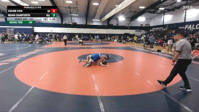 157 lbs Cons. Round 5 - Caleb Cox, Wheaton vs Noah Danforth, Washington And Lee