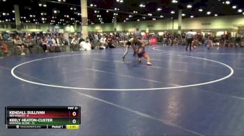 115 lbs Round 2 (8 Team) - Kendall Sullivan, Red Knights vs Keely Heaton-Custer, Montana Silver