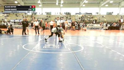 138 lbs Rr Rnd 3 - Blake Boyer, Kraken Black - HSB vs Calvin Martz, Attrition Wrestling Gold - HSB