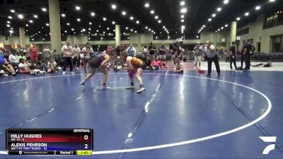 140 lbs Semis (4 Team) - Milly Hughes, AR- 15 vs Alexis Pehrson, Ain`t My First Rodeo