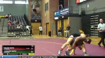 165 lbs Cons. Semi - Connor Smith, Emmanuel vs Talon Seitz, Newberry