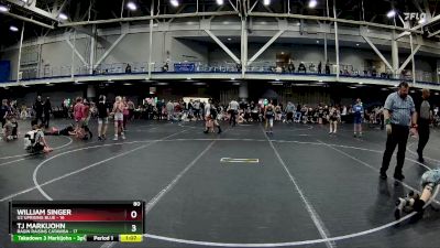 80 lbs Finals (2 Team) - TJ Markijohn, Ragin Raisins Catawba vs William Singer, U2 Uprising Blue