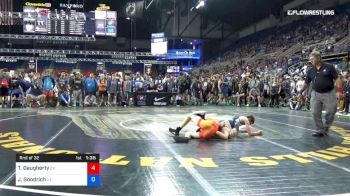 100 lbs Rnd Of 32 - Ty Daugherty, Ohio vs Jack Goodrich, Utah