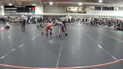 141 lbs Prelim - Lucas Peters, Indiana vs Jacob Harris, Unattached