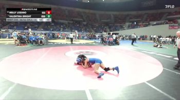 6A/5A Girls 135 Cons. Round 1 - Valentina Bright, Grant Girls vs Nelly Lozano, Hillsboro Girls