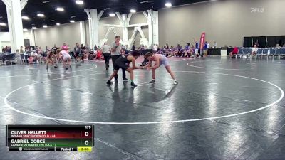 175 lbs Round 1 (16 Team) - Oliver Hallett, Indiana Smackdown Gold vs Gabriel Dorce, Camden Outsiders The Socs