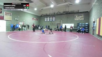 138 lbs Champ. Round 2 - Jason Bacha, Canyon Springs vs Dominick Lopez, Beaumont