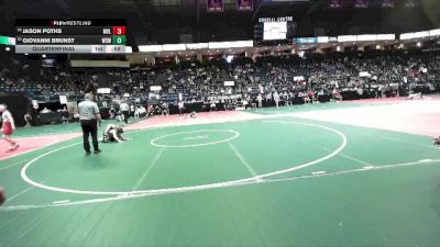 110 lbs Quarterfinal - Giovanni Brunst, WSW1 vs Jason Poths, MVL3