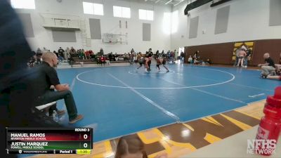 165-175 lbs Round 3 - Manuel Ramos, Riverton Middle School vs Justin Marquez, Powell Middle School