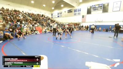 67 lbs Cons. Semi - Garrett Mozingo, NexGen RTC vs Gavin Miller, Rancho Bernardo Wrestling Club