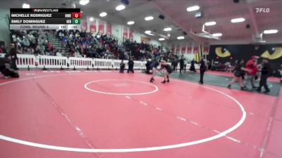 190 lbs Cons. Round 3 - Michelle Rodriguez, Rio Mesa vs Emily Dominguez, Heritage