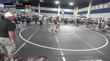109 lbs Consolation - Andrew Reyes, Team Thunder vs Cody Sieminski, Sweet Home