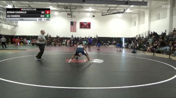 174 lbs Semis & 3rd Wb (16 Team) - Ethan Caudillo, Fresno City College vs Ali Hamzia, Santa Rosa Junior College