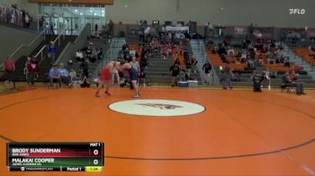 287 lbs Round 4 - Malakai Cooper, James Clemens HS vs Brody Sunderman, Bob Jones