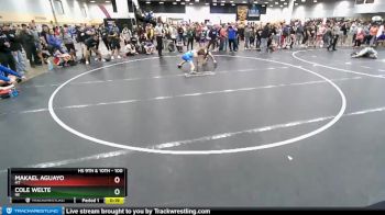 100 lbs Cons. Round 6 - Cole Welte, NE vs Makael Aguayo, MT