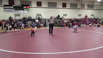 102-108 lbs 1st Place Match - Zaylee Horn, East Buchanan Girls vs Makenzie Kult, Western Dubuque Girls