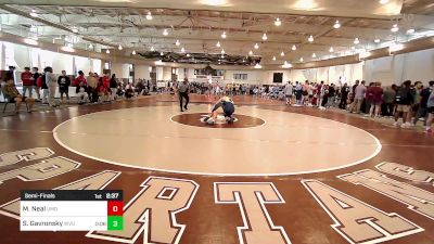 157 lbs Semifinal - Mekhi Neal, Maryland vs Sasha Gavronsky, West Virginia