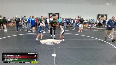 72 lbs Semifinal - Jesse Barlow, Legacy Elite vs Noah Velazquez, Rock Hill Youth Wrestling