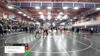 106 lbs Round Of 16 - Anthony Bojorquez Galindino, New Bedford vs Takuto Nakamura, Arlington