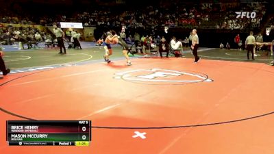 175 Class 3 lbs Quarterfinal - Brice Henry, Windsor (Imperial) vs Mason McCurry, Bolivar