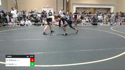 144 lbs Round Of 64 - Brody Williams, Whitehouse WC vs Kingston Smith, DUB Wrestling