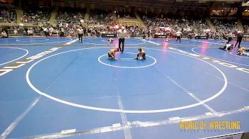 75 lbs Round Of 16 - Chase Tolley, King Select vs Antonio Aguilar, RedWave Wrestling