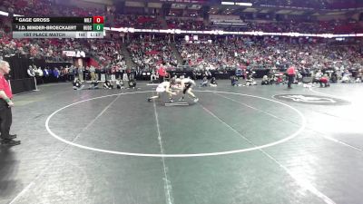 165 lbs 1st Place Match - Gage Gross, Milton vs J.D. Minder-Broeckaert, Hudson