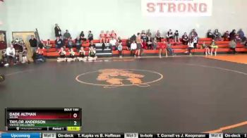 182 lbs Cons. Round 3 - Taylor Anderson, Vinton-Shellsburg vs Dade Altman, Solon