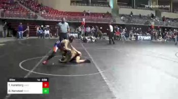 95 lbs Consi Of 4 - Tyler Haneborg, MIDWEST DESTROYERS vs Derek Norwood, Pomona Elite