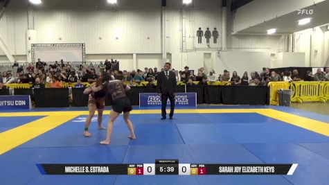 Sarah Joy Elizabeth Keys vs Michelle S. Estrada 2025 World IBJJF Jiu-Jitsu No-Gi Championship