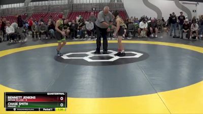 75 lbs Quarterfinals (8 Team) - Bennett Jenkins, Refuse To Lose vs Chase Smith, Minions