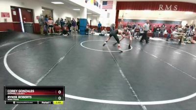 126 lbs Cons. Round 4 - Corey Gonzales, Natrona County vs Ryker Roberts, Wind River