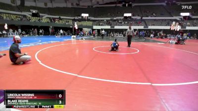 National 3-5 64 Cons. Round 4 - Lincoln Wissing, Grizzly Wrestling Club vs Blake Reams, Smithfield Youth Wrestling