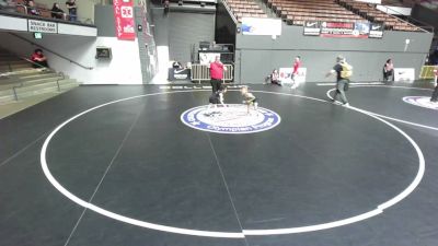45 lbs Semis - Josiah Piz, Team Coalinga vs Mina Deleon, Pacific Edge Wrestling