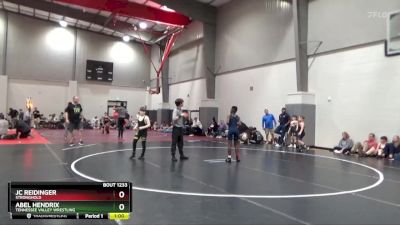 90 lbs Cons. Round 2 - Abel Hendrix, Tennessee Valley Wrestling vs Jc Reidinger, Stronghold