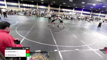 160 lbs Consi Of 8 #2 - Andrew Cantoriano, Iron Eagles WC vs Max McWilliams, Team Reign